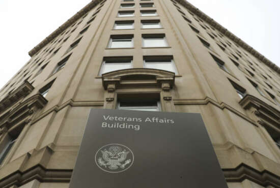 Veteran Affairs building near the White House in Washington, Feb. 14, 2018. An internal watchdog's investigation has found that Veterans Affairs Secretary David Shulkin improperly accepted Wimbledon tennis tickets and likely wrongly used taxpayer money to cover his wife's airfare for an 11-day European trip. (AP Photo/Pablo Martinez Monsivais)