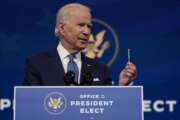 President-elect Joe Biden speaks at The Queen Theater in Wilmington, Del., Tuesday, Dec 22, 2020. (AP Photo/Carolyn Kaster)