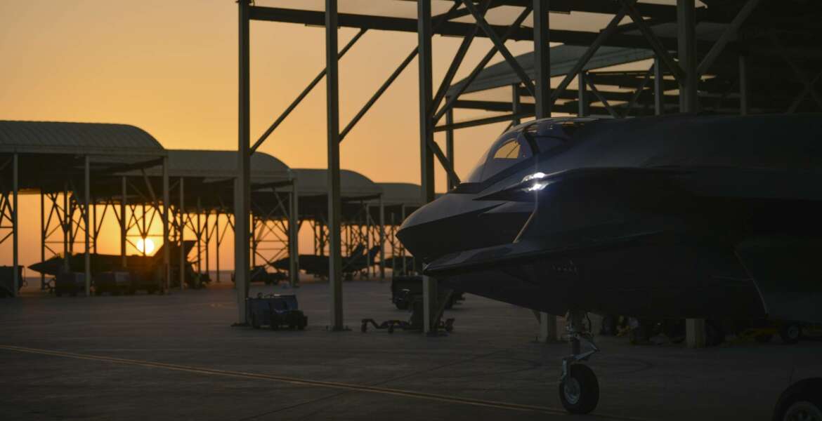 FILE - In this April 24, 2019, file photo released by the U.S. Air Force, an F-35A Lightning II fighter jet prepares to taxi and take off from Al-Dhafra Air Base in the United Arab Emirates, on April 24, 2019. The United States called Bahrain and the United Arab Emirates 