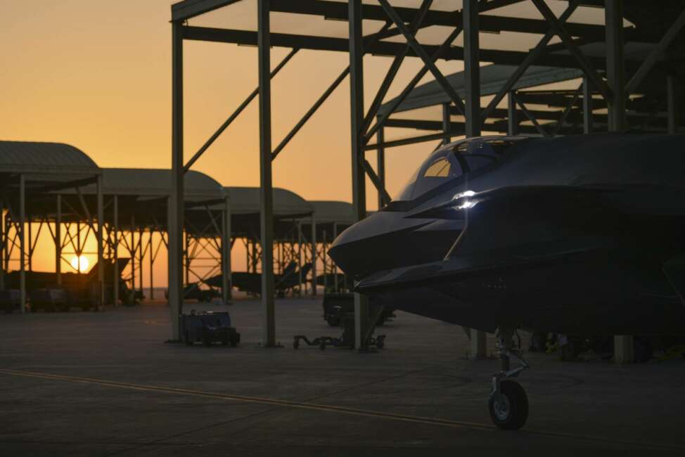 FILE - In this April 24, 2019, file photo released by the U.S. Air Force, an F-35A Lightning II fighter jet prepares to taxi and take off from Al-Dhafra Air Base in the United Arab Emirates, on April 24, 2019. The United States called Bahrain and the United Arab Emirates "major security partners" early Saturday, Jan. 16, 2021, a previously unheard of designation for the two countries home to major American military operations. (Staff Sgt. Chris Drzazgowski/U.S. Air Force via AP)