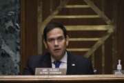 Sen. Marco Rubio, R-Fla., speaks during a confirmation hearing for President-elect Joe Biden’s pick for national intelligence director Avril Haines before the Senate intelligence committee on Tuesday, Jan. 19, 2021, in Washington. (Joe Raedle/Pool via AP)