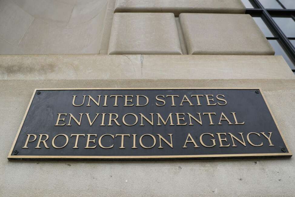 FILE - In this Sept. 21, 2017, file photo, the Environmental Protection Agency (EPA) Building is shown in Washington. The Trump administration has completed action on one of its biggest remaining rollbacks of public health and environmental rules. EPA administrator Andrew Wheeler has wrapped up what he calls a transparency rule. The change could bar the agency from considering the findings of public-health studies unless the studies' raw data is made public. (AP Photo/Pablo Martinez Monsivais, File)