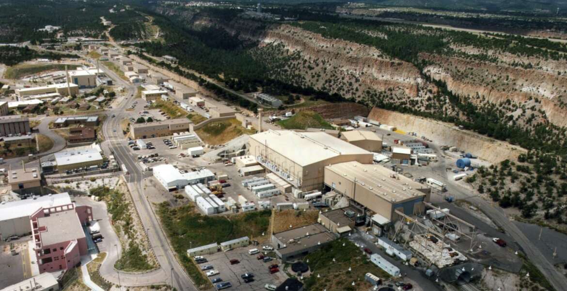 FILE - This undated file aerial view shows the Los Alamos National Laboratory in Los Alamos, N.M. A top nuclear security official says the U.S. must move ahead with plans to ramp up production of key components for the nation's nuclear arsenal despite the challenges presented by the coronavirus. Federal officials have set a 2030 deadline for increased production of the plutonium cores used in nuclear weapons. The work will be split between this facility in New Mexico and South Carolina and will attract billions of federal dollars. (Albuquerque Journal via AP, File)