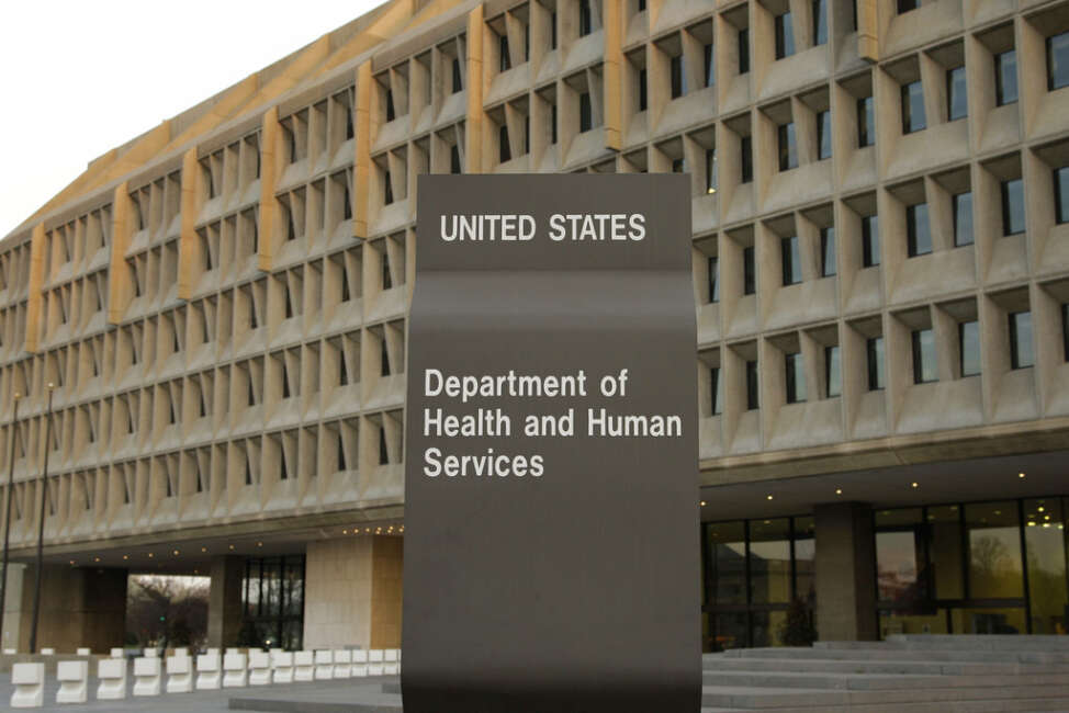 FILE - In this April 5, 2009 file photo, the Department of Health and Human Services building is seen in Washington.  A government audit finds that more than 1 in 4 cases of possible sexual and physical abuse against nursing home patients apparently went unreported to police. The Health and Human Services inspector general's office faults Medicare for failing to enforce a federal law that requires nursing homes to immediately notify police.  (AP Photo/Alex Brandon, File)