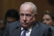 The Senate Finance Committee holds a hearing on the nomination of Andrew Saul to be commissioner of the Social Security Administration, on Capitol Hill in Washington, Tuesday, Oct. 2, 2018. (AP Photo/J. Scott Applewhite)