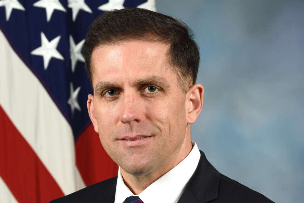 David Lasseter Deputy Assistant Secretary of Defense for Countering Weapons of Mass Destruction, poses for his official portrait in the Army portrait studio at the Pentagon in Arlington, Va, Dec. 11, 2019.  (U.S. Army photo by William Pratt)