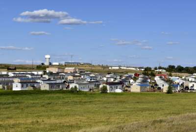 A housing development sits in Aug. 24, 2021, in Watford City, N.D., part of McKenzie County, the fastest-growing county in the U.S. That's according to new figures from the Census Bureau. (AP Photo/Matthew Brown)
