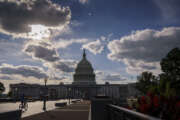 The Capitol is seen in Washington, Monday, Sept. 20, 2021, as Congress returns to a busy schedule and Democratic lawmakers are laboring to shoulder President Joe Biden's massive $3.5 trillion "build back better" agenda. Congress must also fund the government in the next 10 days, or risk a federal shutdown. (AP Photo/J. Scott Applewhite)