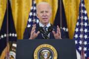 President Joe Biden speaks from the East Room of the White House in Washington, Monday, Dec. 6, 2021, on his administrations plans to lower the costs of prescription drugs, letting Medicare negotiate drug prices, capping how much seniors and people with disabilities have to pay for drugs. (AP Photo/Susan Walsh)