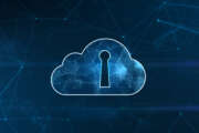 Technology Network and Data Connection, Secure Data Network Digital Cloud Computing, Cyber Security Concept