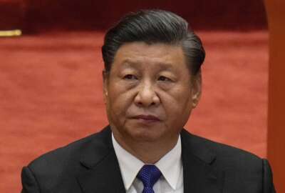FILE - Chinese President Xi Jinping attends an event commemorating the 110th anniversary of Xinhai Revolution at the Great Hall of the People in Beijing on Oct. 9, 2021. The Chinese leader was the headline speaker for the start of the virtual “Davos Agenda” meeting on Monday, jan. 17, 2022, an alternative to the World Economic Forum’s annual meeting in Davos, Switzerland, whose in-person version has been postponed because of health concerns linked to the COVID-19 pandemic. (AP Photo/Andy Wong, File)