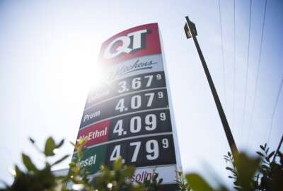 Tulsa continues to have the lowest average gasoline price in the U.S. amid many areas of the country with prices well over $4 per gallon. during a public event on March 28, 2022 at a Quick Trip in Tulsa, OK. (Michael Noble Jr./Tulsa World via AP)