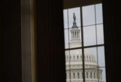 FILE - The U.S. Capitol dome is seen from a window in the Cannon House Office Building at the Capitol in Washington, June 21, 2022. Federal regulations run through American life, touching on everything we consume, the air we breathe, the water we drink. (AP Photo/Patrick Semansky, File)