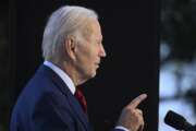 President Joe Biden speaks from the Blue Room Balcony of the White House Monday, Aug. 1, 2022, in Washington, as he announces that a U.S. airstrike killed al-Qaida leader Ayman al-Zawahri in Afghanistan. (Jim Watson/Pool via AP)