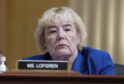 FILE - Rep. Zoe Lofgren, D-Calif., listens as the House select committee investigating the Jan. 6 attack on the U.S. Capitol holds a hearing at the Capitol in Washington, July 12, 2022. House Democrats are voting this week on changes to a 19th century law for certifying presidential elections, their strongest legislative response yet to the Jan. 6 Capitol insurrection and former President Donald Trump's efforts to overturn his 2020 election defeat. (AP Photo/Jacquelyn Martin, File)