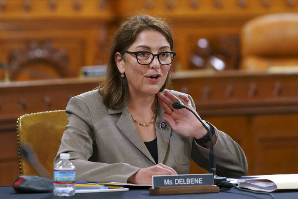 Rep. Suzan DelBene, D-Wash., speaks as the tax-writing House Ways and Means Committee holds a markup hearing to craft the Democrats' Build Back Better Act, massive legislation that is a cornerstone of President Joe Biden's domestic agenda, at the Capitol in Washington, Thursday, Sept. 9, 2021. (AP Photo/J. Scott Applewhite)