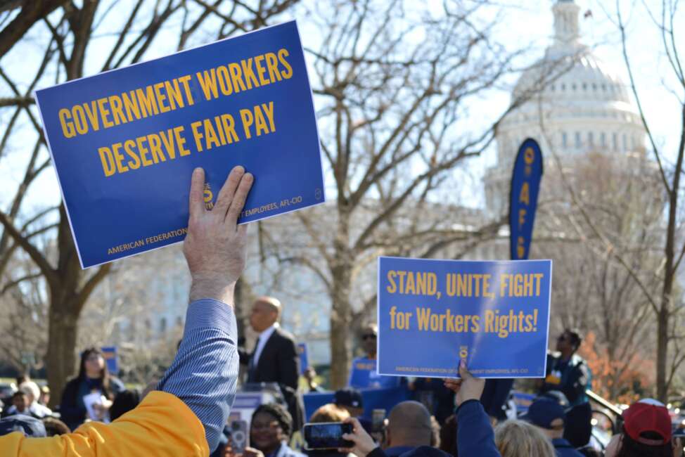 AFGE FAIR Act union rally