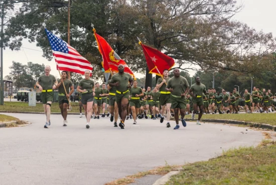 Marines, sailors take part in 249th Marine Corps birthday run