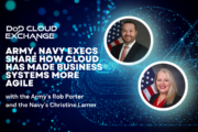 DoD Cloud Exchange '23 Army Rob Porter Navy Christine Lamer