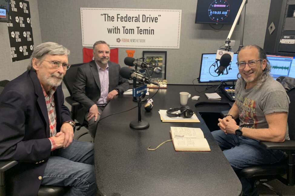 Dave Powner & Alan P. Balutis (with glasses) Tom Temin is host