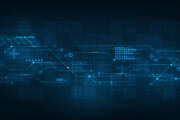 Vector abstract background shows the innovation of technology and technology concepts.