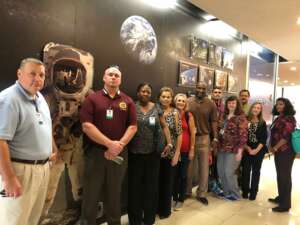 Image of FEB officials visiting NASA