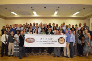 Image of federal employees of the Alamo (San Antonio) FEB posing for photo.