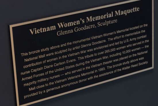 Vietnam Women’s Memorial Maquette finds home at Walter Reed