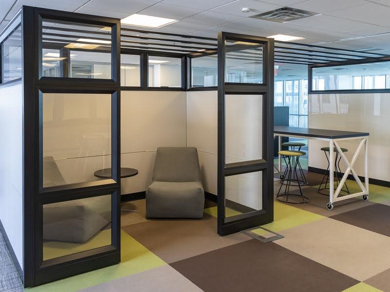 Image of office space at GSA Workplace Innovation Lab.