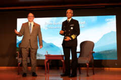Image of OPM Acting Director Rob Shriver and U.S. Surgeon General Vivek Murthy