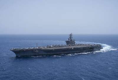 Mideast Tensions Aircraft Carrier