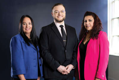 Photo of Shannon Rebolledo, Justin Uphold and Nancy Alcantara