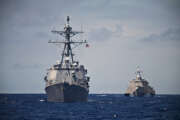 USS Destroyer and Littoral Combat Ship