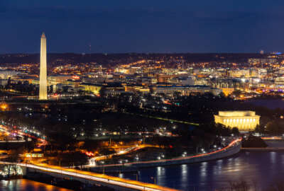 Washington DC Aerial view