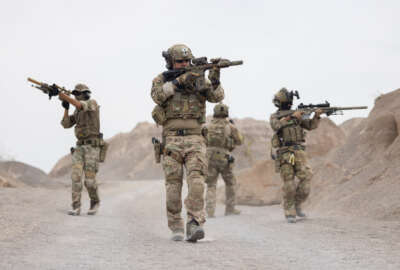 Soldiers patrol patrols in Afghanistan