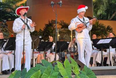 Navy Band Performs Holiday Concert at Hale Koa Hotel