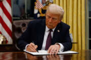 Donald Trump signs executive orders