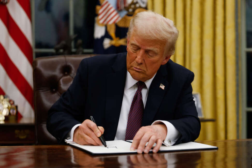 Donald Trump signs executive orders