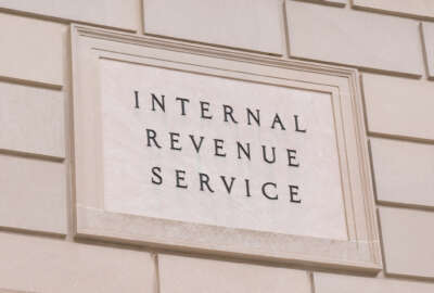 Internal Revenue Service sign