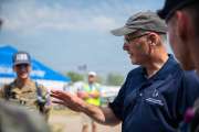 Secretary of the Air Force Troy E. Meink speaks with Civil Air Patrol cadets at EAA AirVenture Oshkosh 2026 in Oshkosh, Wisconsin, July 20, 2026. As the largest airshow in the world, EAA AirVenture 2026 provides the Wisconsin National Guard a platform to engage and inspire the next generation, recruit and retain Wisconsin’s best, educate the public on its dual mission, demonstrate readiness and innovation, and strengthen community and global partnerships. (U.S. Air National Guard photo by Airman Alec Martin) 